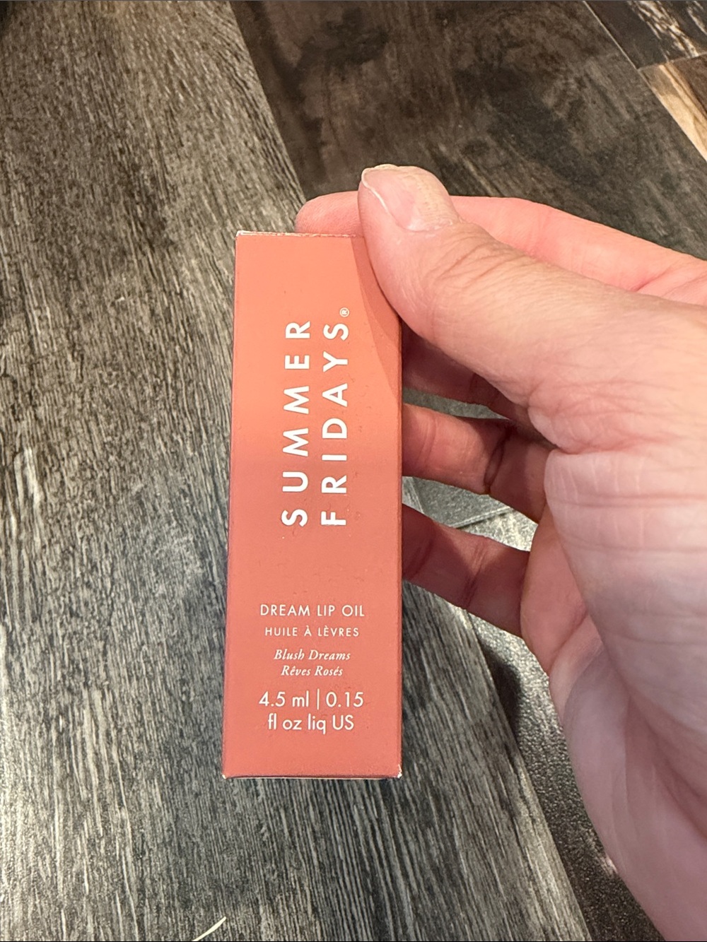 Summer Fridays Dream Lip Oil in Blush Dreams